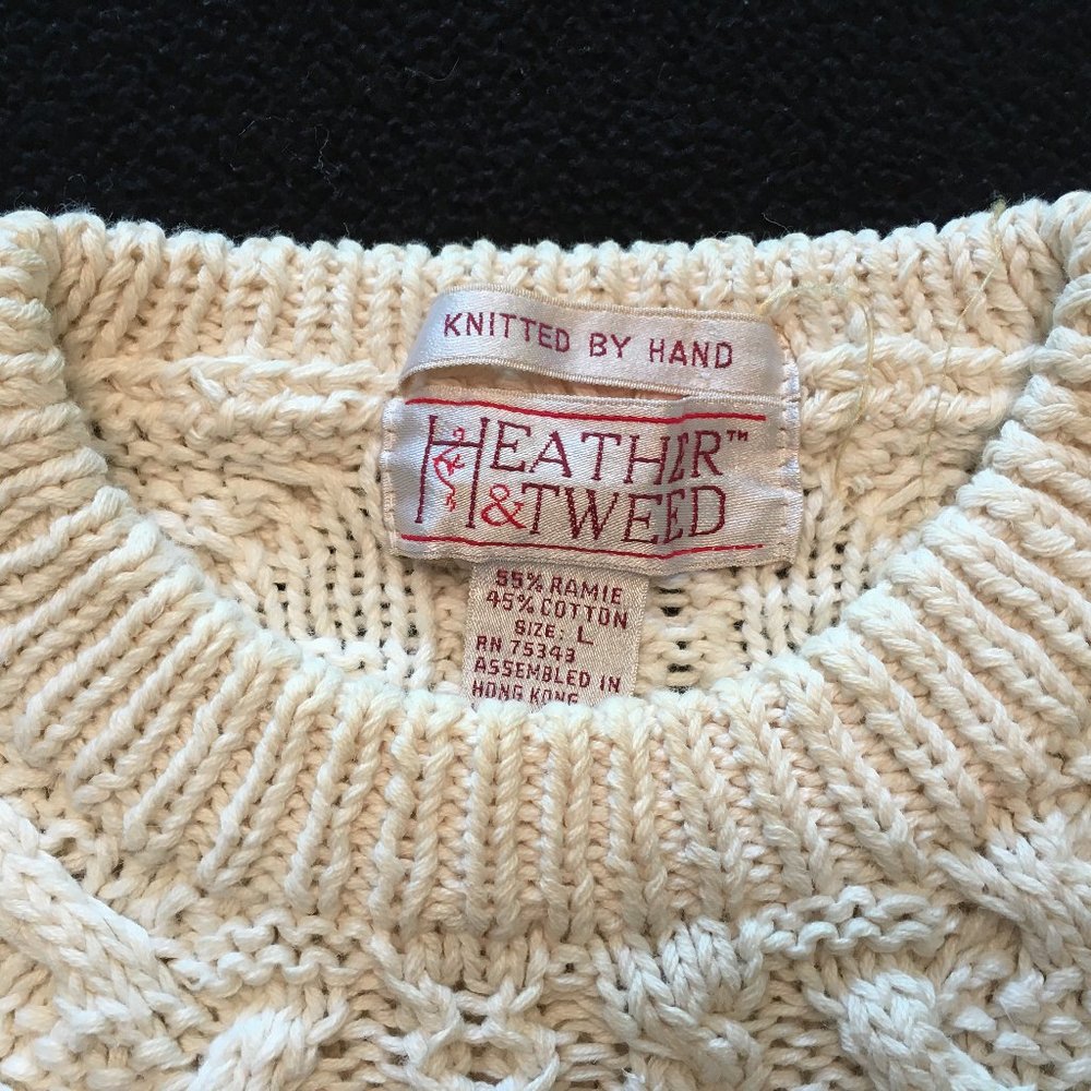 hand knitted sweater - Picture 2 of 8